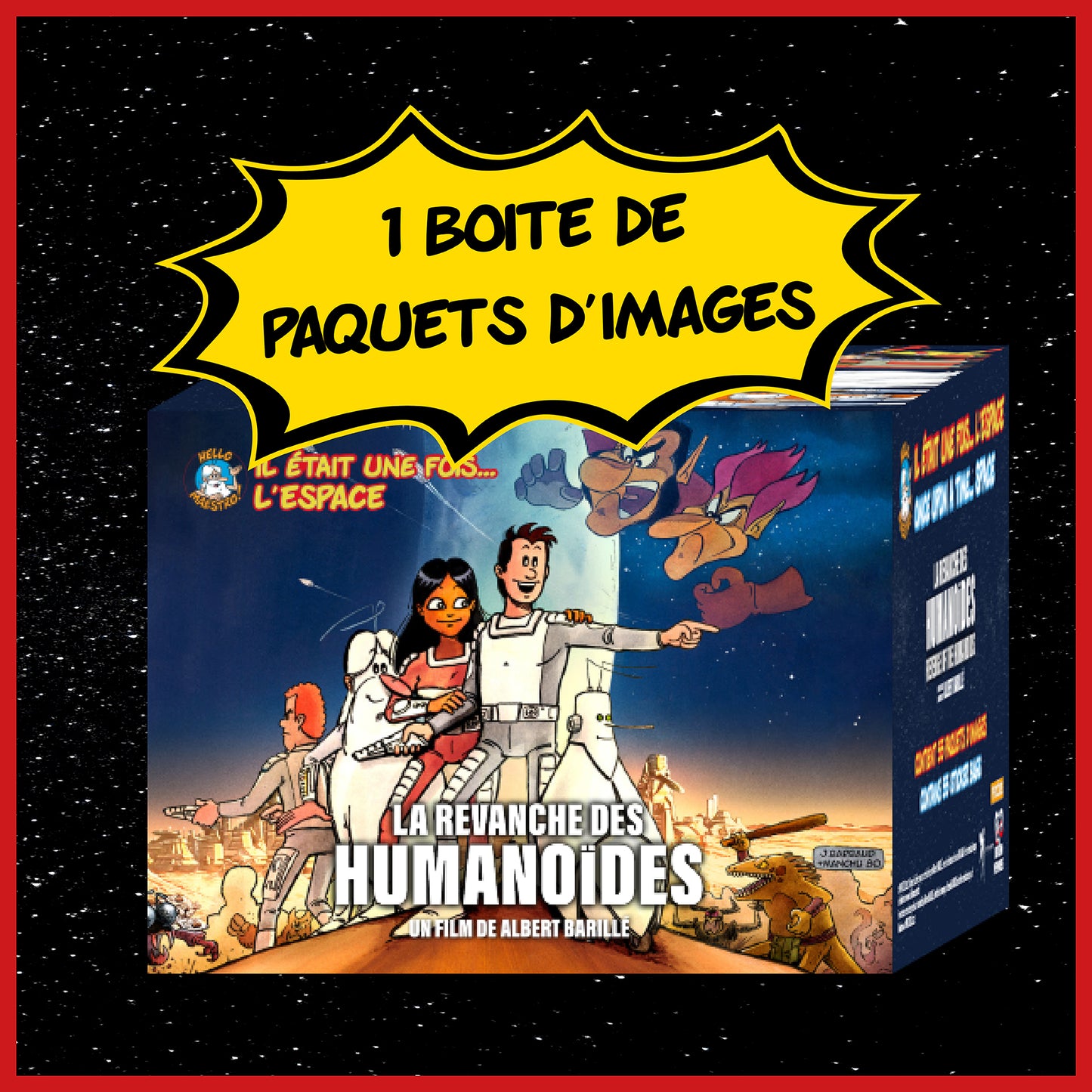 Album d'images + 55 paquets + 330 images + Boîte + Poster - La Revanche des Humanoïdes
